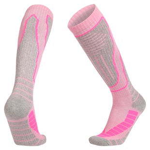 专业滑雪袜子男女儿童长筒单板雪袜秋冬加厚耐磨保暖户外登山毛巾