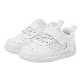 卡特兔婴儿步前鞋春季小白鞋软底防滑透气一岁宝宝鞋子学步机能鞋