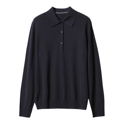 拍卖级_13.5μm18针POLO领针织衫