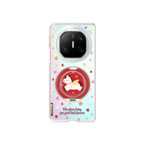 ZHIZHE×星星小马适用于华为matex6手机壳折叠屏新款matex7典藏版保护套x3带支点支架女X5新年高级感红色