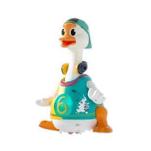 汇乐摇摆鹅宝宝玩具6月婴儿消耗体力爬娃益智引导抬头训练周岁礼