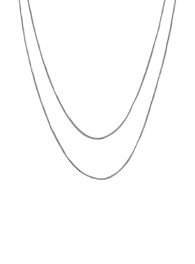 NeedU镀真金蛇骨链长款毛衣链女