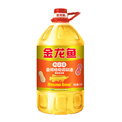 金龙鱼纯正花生调和油5L非转基因