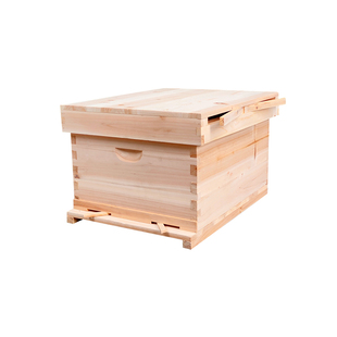 大山里十框标准不煮蜡杉木中蜂蜂箱意蜂蜜蜂特价蜂桶全套养蜂工具