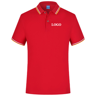 高端工作服t恤来图定制工装短袖工衣polo衫纯棉文化衫衣服印logo