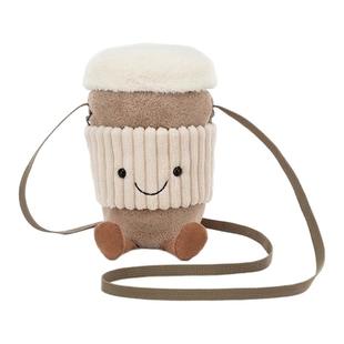 【现货】Jellycat趣味咖啡包随行杯包咖啡杯包coffee to go花生