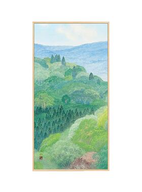 野地美树子四季森林玄关装饰画