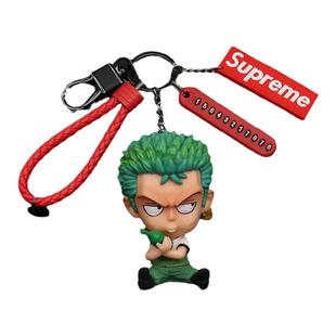 日本代购海贼王汽车钥匙扣创意路飞索隆艾斯乔巴挂件个性情侣礼物