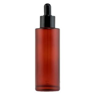 酒红色滴管分装瓶磨砂玻璃避光瓶精油乳液空瓶子高档小样调配瓶