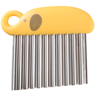 新厨仕狼牙土豆波浪刀厨房多功能花样切菜刀具波纹刀土豆切片神器