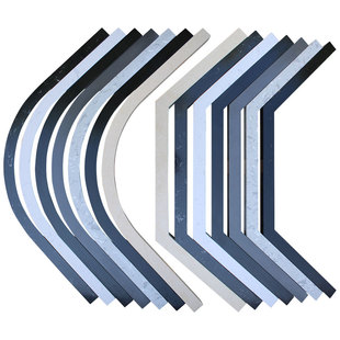 挡水条扇形浴室防水条圆弧大理石实心钻石型卫生间挡隔阻菱形八字