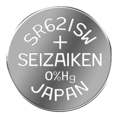 SEIZAIKEN精工SR621SW/364无汞氧化银原装手表纽扣电池 电子