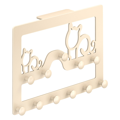 小猫入户门后挂钩挂衣架免打孔