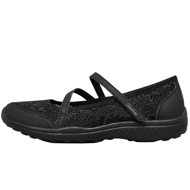 Skechers/斯凯奇正品2020春季新款女子玛丽珍单鞋蕾丝花纹休闲鞋