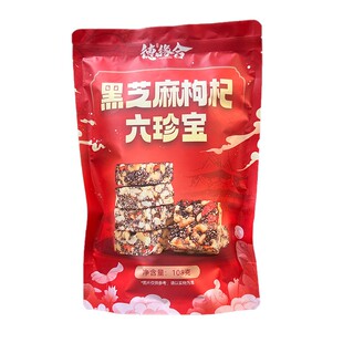 德缘合888g大礼包红枣核桃枣仁派 六珍宝节日礼盒