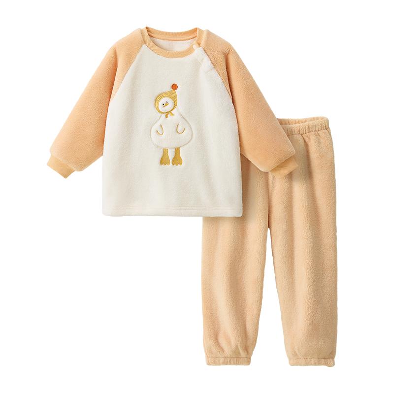 【所有女生直播间】贝肽斯儿童睡衣法兰绒秋冬保暖宝宝家居服套装