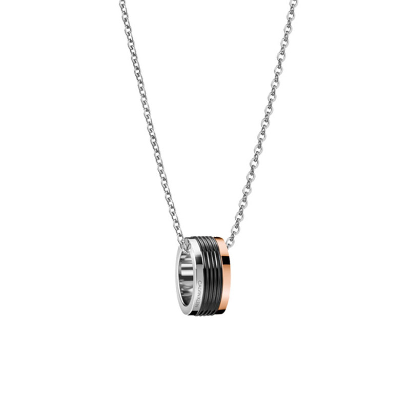 NECKLACE - 2019 CALVIN KLEIN BLAST KJ7MBN3001 - CK情侣项链