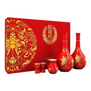 【礼盒送礼】郎酒红花郎10礼盒53度500ml*2瓶酱香型白酒送礼正品