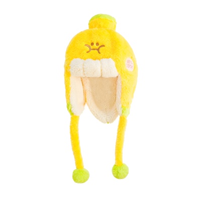 幸运香蕉帽卡通可爱女秋冬护耳帽