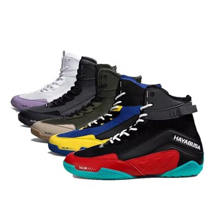 HAYABUSA 隼拳击鞋男女摔跤鞋散打鞋高帮靴专业比赛格斗鞋运动鞋