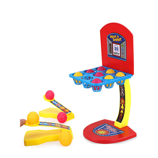 手指桌面投篮机迷你弹射篮球创意儿童益智亲子玩具三子棋互动桌游