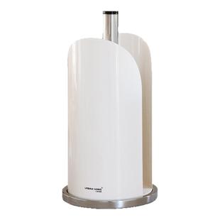 尤本家居厨房纸巾架立式台面卷纸保鲜膜抹布收纳架免打孔置物架