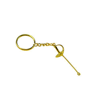 击剑钥匙链花重佩护面钥匙链击剑周边击剑领扣胸针配饰击剑礼品