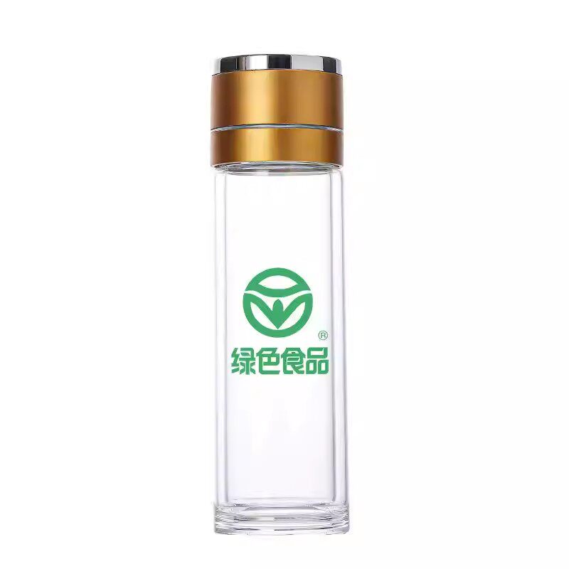 一键速开隔热玻璃水杯家用车载