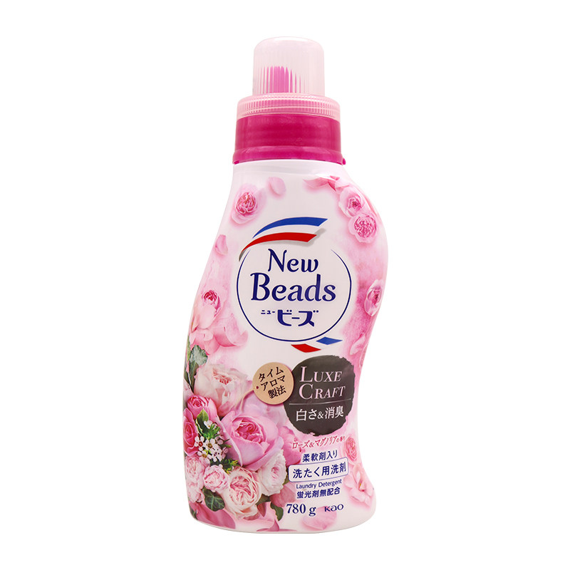 日本原装花王玫瑰洗衣液温和无刺激易漂洗无荧光剂含柔顺剂