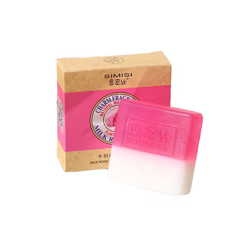 玫瑰牛奶手工皂玫瑰皂清洁沐浴