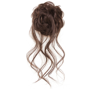 富家千金蓬松花苞盘发神器高颅顶抽丝龙须丸子头假发发圈增发发包