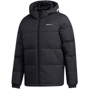 Adidas/阿迪达斯正品当季新款 NEO保暖连帽防风羽绒服GJ8848