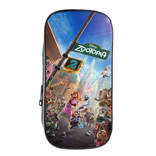 Zootopia2疯狂动物城2朱迪尼克盖瑞校园初中小学生儿童文具盒笔袋