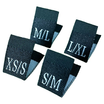 双锦双码标织唛黑白款高密度对折