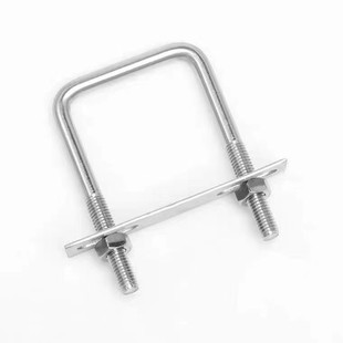 镀锌方形卡U型卡直角u型螺丝U型螺栓U形水管卡骑马卡扣卡抱箍包邮