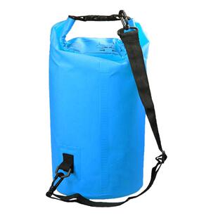 游泳包户外浮潜单肩防水包加厚pvc夹网布防水桶袋漂流包 防水桶包