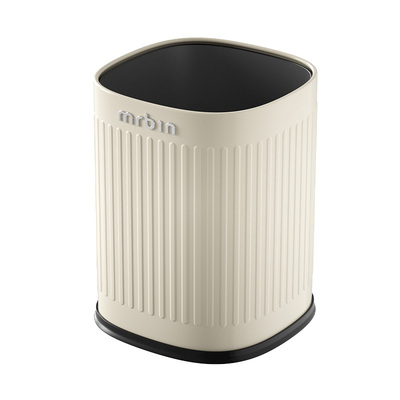 麦桶桶高颜值复古无盖方形垃圾桶