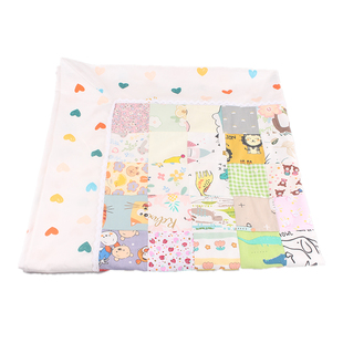 全棉百家被手工diy拼布碎布布料纯棉碎花卡通零头布婴儿包被发圈