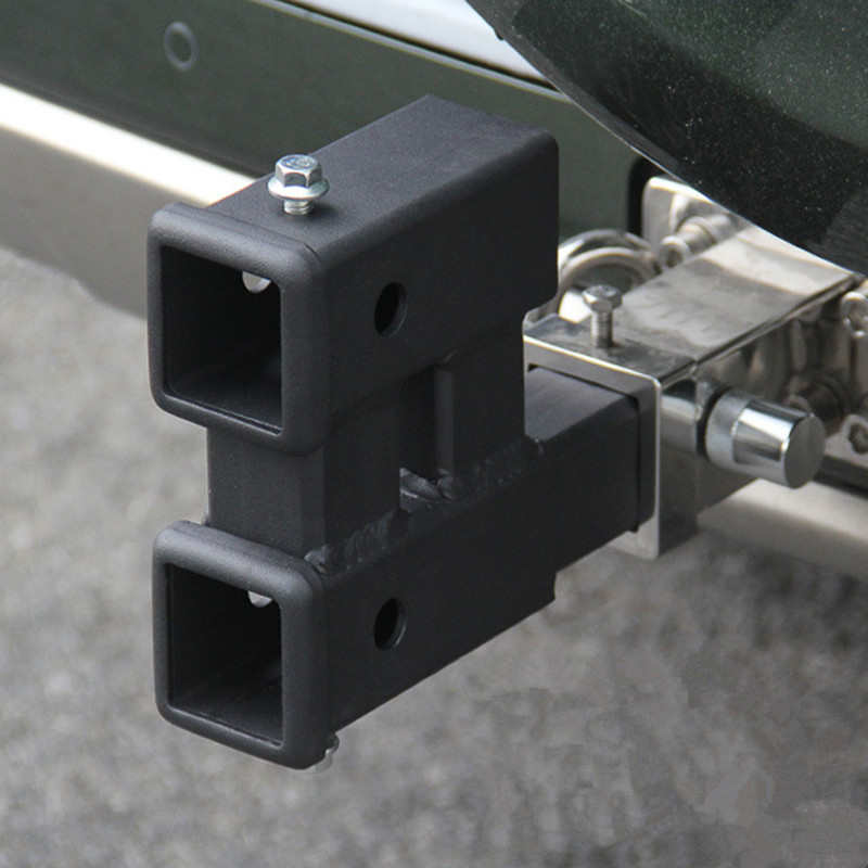 拖车双方口转接头套筒拖车臂流氓钩拖车越野改装一转二方口座接头