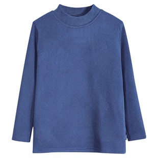 胖男童保暖衣加绒加厚冬装胖男孩双面绒德绒打底衫中大童加肥加大