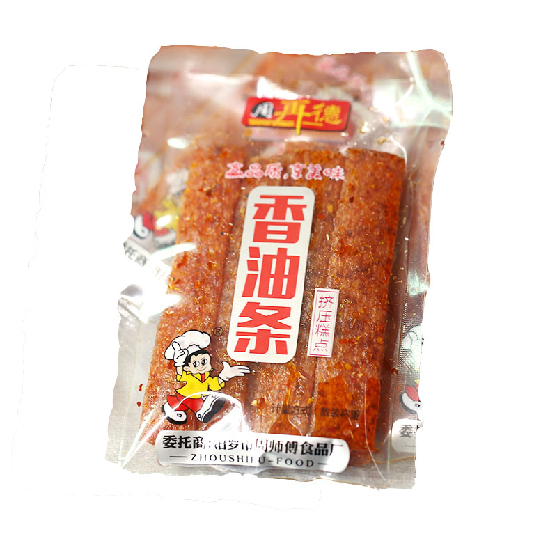 周氏香油条湖南儿时怀旧麻辣零食网红香辣魔法丝 辣棒 粒粒香糕点