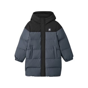 斯凯奇童装冬季流行儿童羽绒服外套小暖宝中大童男女款上衣连帽