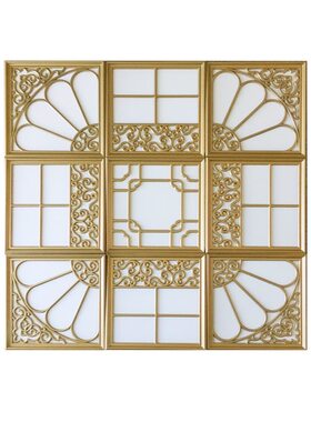 集成吊顶灯450X450平板灯 客厅组合拼花灯嵌入式30X30铝扣板led灯
