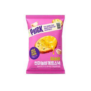 韩国进口CU便利店PBICK蒜香面包干解馋零食膨化面包脆香脆面包片