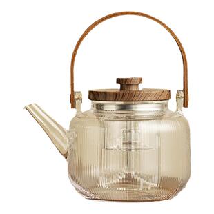 耐高温玻璃煮茶壶烧水壶家用单壶中式电陶炉专用提梁壶围炉提梁壶