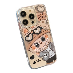新款泡泡码特拉布布卡通可爱硅胶苹果手机壳保护套个性防摔17proMax手机壳苹果16卡通13透明12磁吸支架15套14