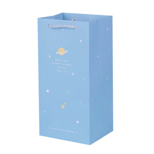 创意星空水杯袋纸袋保温杯手提袋生日送礼袋子奶茶包装袋精美纸袋