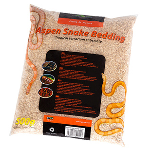 瑞皮Reptizoo白杨木屑宠物蛇用垫材球蟒爬宠造景垫料仓鼠刺猬用品