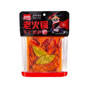 六六红牛油老火锅500g手工底料