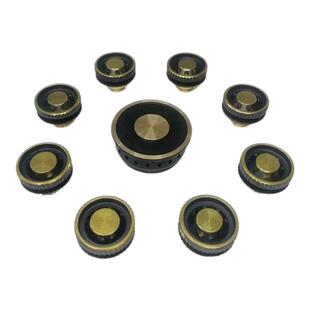 九腔猛火灶炉头燃气灶小火盖铜喷嘴加厚九腔火芯帽九头煤气灶配件